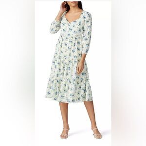 Sweet Baby Jamie Floral Midi Dress Size Medium